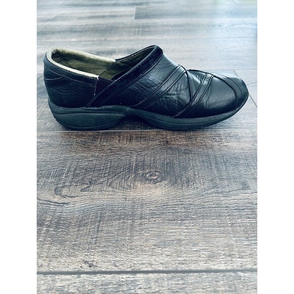 Merrell Primo Patch Loafers Clogs Shoes Womens Size 8 US 38.5 EU Black Leather - Picture 9 of 15